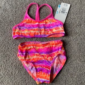 Jenni by Jennifer Moore girls neon bikini NWT